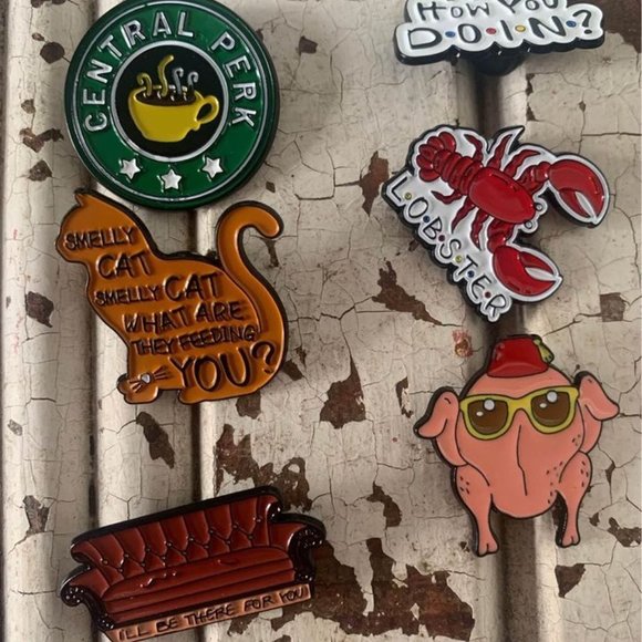 Brand new assorted FRIENDS inspired pins - Picture 7 of 7